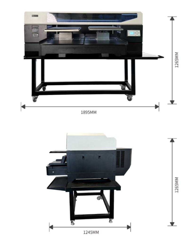M100XC90 Four-head Dual-station White Ink Direct Printer