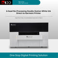 6090 Six-head Unprocessed Dual-Station White Ink Direct Printing Machine