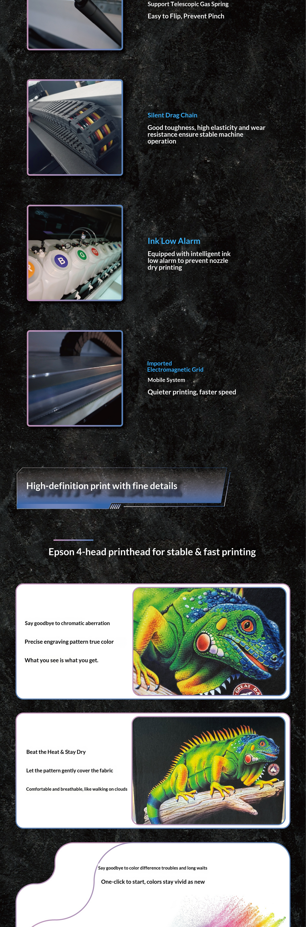 M100Pro6090DTG Double Workstation Printing Machine (ep4)