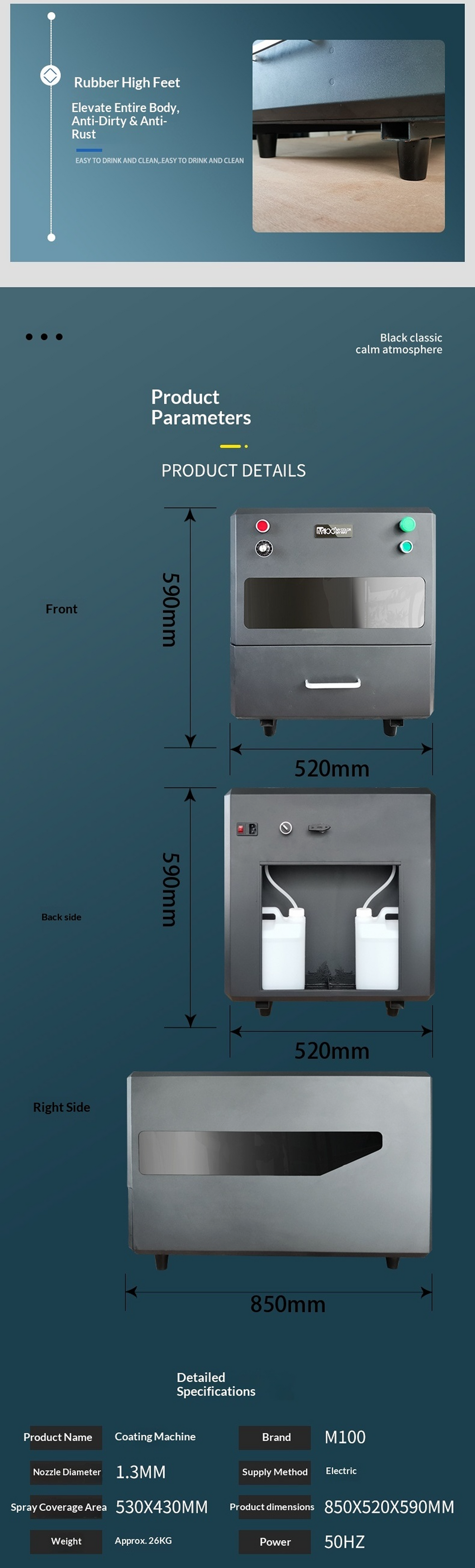 M100 Spray Pretreatment Equipment
