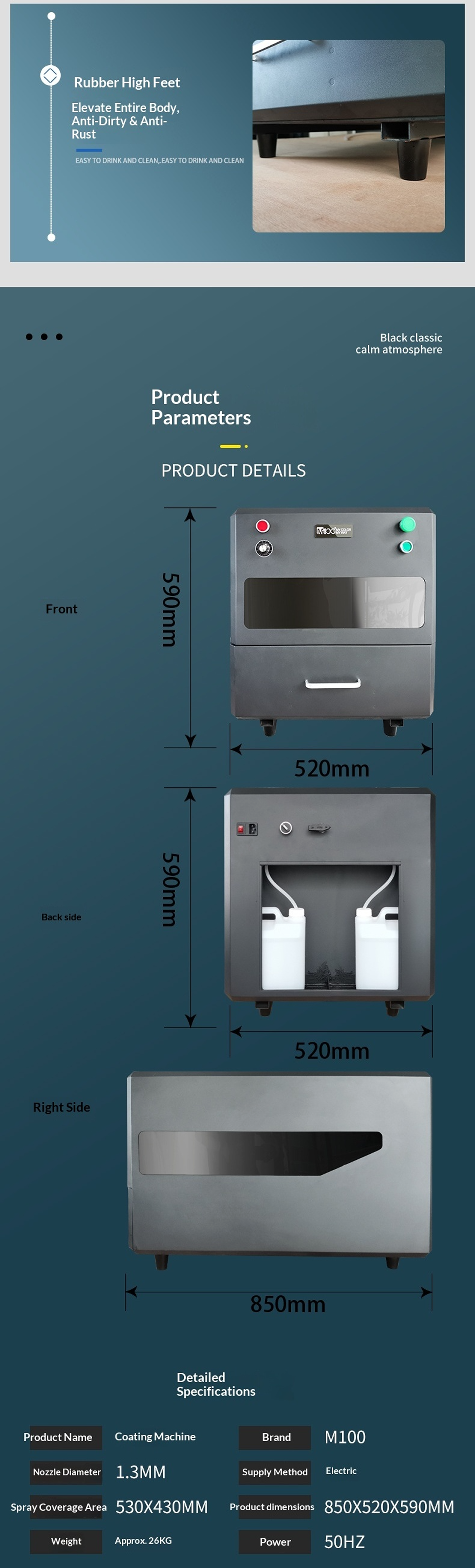 M100 Spray Pretreatment Equipment