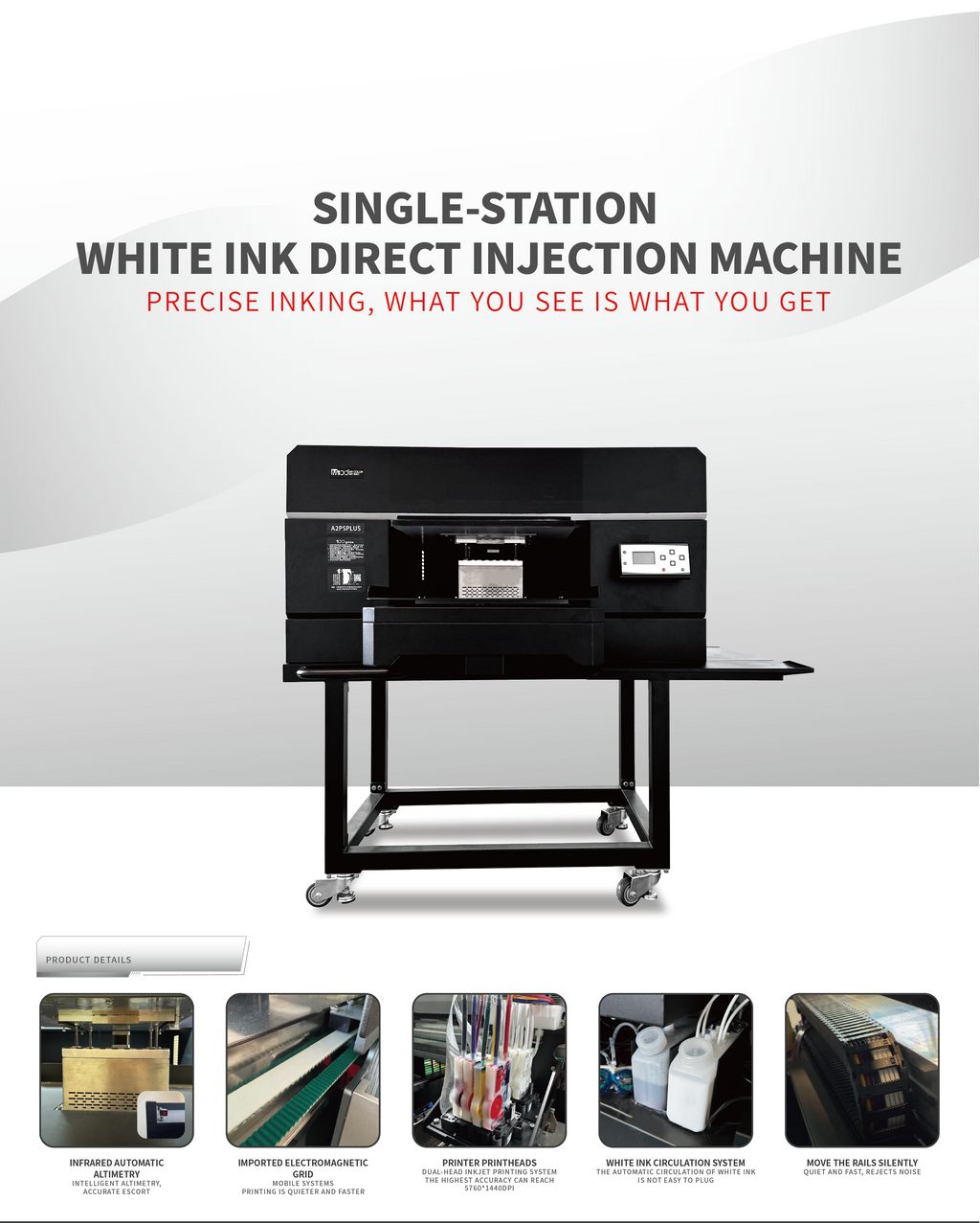 M100 single station DTG printer